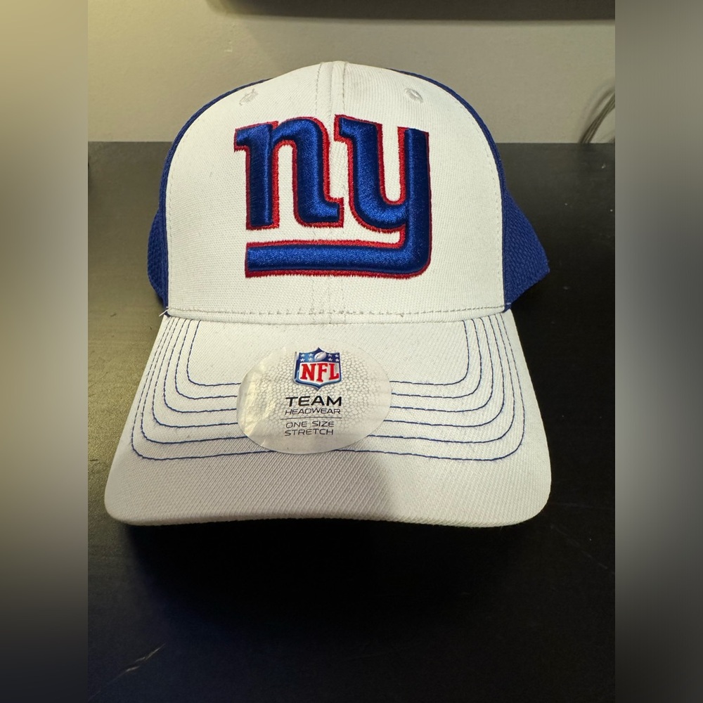New York Giants White and Blue One Size Hat